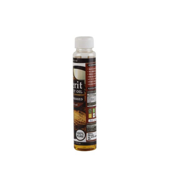 Merit Cold pressed 100 ML Walnut Oil - Edible | 100% Pure Walnut Oil for Thyroid massage, Hair Care and Salad Dressing | Rich in Omega-3 Merit Cold pressed 100 ML Walnut Oil - Edible | 100% Pure Walnut Oil for Thyroid massage, Hair Care and Salad Dressing | Rich in Omega-3